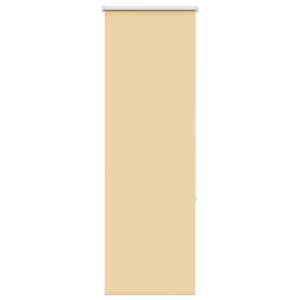 vidaXL Rullgardin m&ouml;rkl&auml;ggningsbeige 40x130 cm tyg bredd 35,7 cm