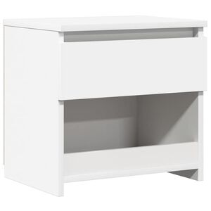 vidaXL S&auml;ngbord vit 40x30x39 cm konstruerat tr&auml;