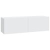 vidaXL Tv-skåp 5 delar vit konstruerat trä