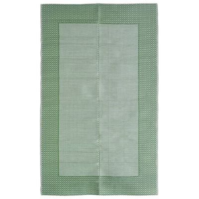 vidaXL Utomhusmatta grön 160x230 cm PP