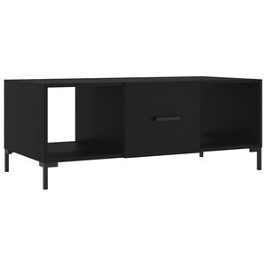 vidaXL Soffbord svart 102x50x40 cm konstruerat tr&auml;