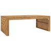 vidaXL Soffbord 110x60x38 cm massiv teak