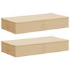 vidaXL F&ouml;rvaringsl&aring;da 2 st Non-woven tyg 90 x 48 x 15 cm 64,8 L