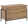 vidaXL F&ouml;rvaringsl&aring;da Artisan-ek 80 x 40 x 49,5 cm Konstruerat tr&auml;