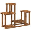 vidaXL V&auml;xtst&auml;ll Naturlig 90 x 25 x 73 cm Massivt Akaciatr&auml;