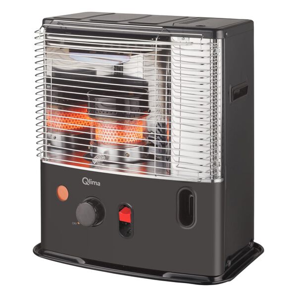 Qlima Br&auml;nsledriven v&auml;rmare R 4224S TC-2 svart 4,2 L rostfritt st&aring;l