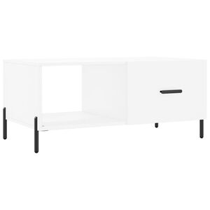 vidaXL Soffbord vit 90x50x40 cm konstruerat tr&auml;