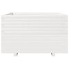 vidaXL Odlingsl&aring;da vit 80x80x49,5 cm massiv furu