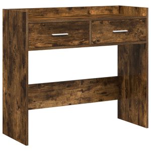 vidaXL Konsolbord R&ouml;kt ek 90 x 35 x 80 cm Konstruerat tr&auml;