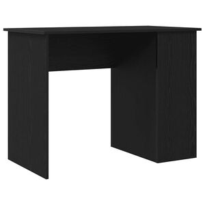 vidaXL Skrivbord svart ek 100x55x75 cm konstruerat tr&auml;