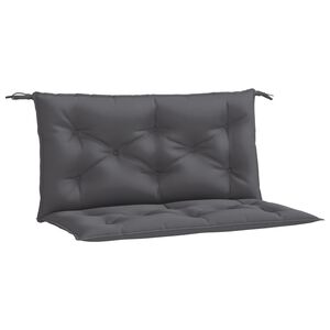 vidaXL B&auml;nkdynor f&ouml;r tr&auml;dg&aring;rden 2st antracit 100x50x7cm oxfordtyg