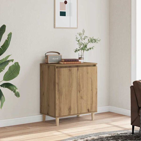 vidaXL Byr&aring; ek 60x35x70 cm konstruerat tr&auml;