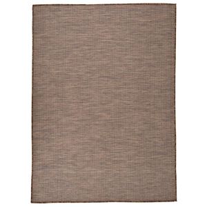 vidaXL Utomhusmatta plattv&auml;vd 200x280 cm brun