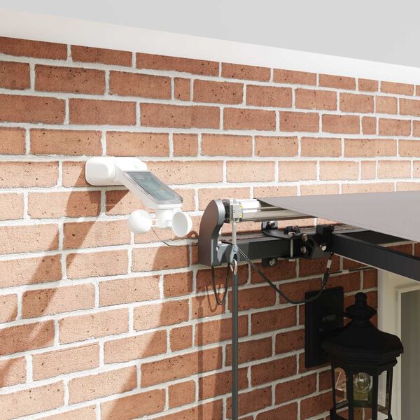 vidaXL Markis tyg med Ljusgr&aring; 500 &times; 300 cm Polyester