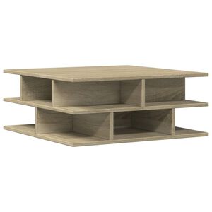 vidaXL Soffbord sonoma-ek 70x70x29 cm konstruerat tr&auml;