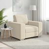 vidaXL Soffa Beige 100 x 77 x 82 cm Linnenblandad tyg
