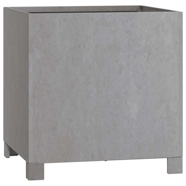 vidaXL Odlingsl&aring;da med ben 2 st rostf&auml;rgad 40x40x40 cm rosttr&ouml;gt st&aring;l