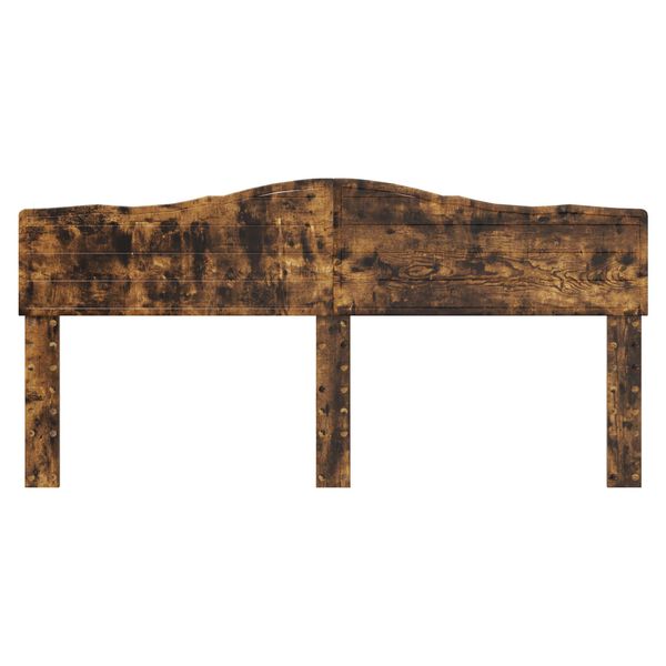 vidaXL Huvudgavel R&ouml;kt ek 200 cm Konstruerat tr&auml;