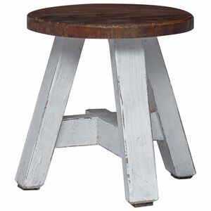 vidaXL Pall Naturf&auml;rg 22 x 22 x 24 cm Mahognytr&auml;