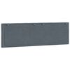 vidaXL Headboard Cushion "Hanko" Dark Grey 160 cm Velvet