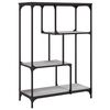 vidaXL Hyllsystem 3 niv&aring;er 81 x 36 x 115 cm Gr&aring; Sonoma