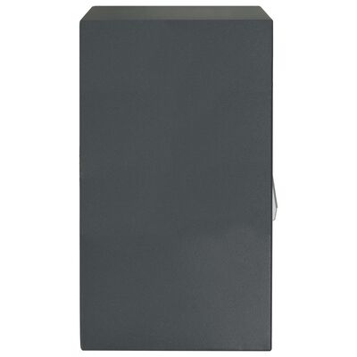 vidaXL Digitalt kassaskåp mörkgrå 40x35x60 cm