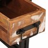 vidaXL Sidobord med låda 30 x 30 x 40 cm Solid återvunnen trä