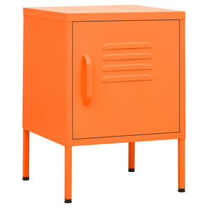 vidaXL S&auml;ngbord orange 35x35x51 cm st&aring;l