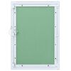 vidaXL &Aring;tkomstpanel Gr&ouml;n och Silver 55 x 75 cm Aluminium och gips