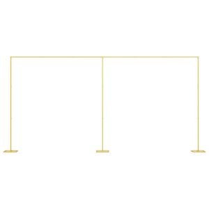 vidaXL Br&ouml;llopsb&aring;ge Guld 657 x 35 x 300 cm St&aring;l