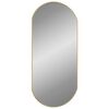 vidaXL V&auml;ggspegel guld 90x40 cm oval