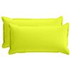 vidaXL Kudd&ouml;verdrag 2 st HOUTEN Klart gr&ouml;n. 40 x 70 cm Polyester