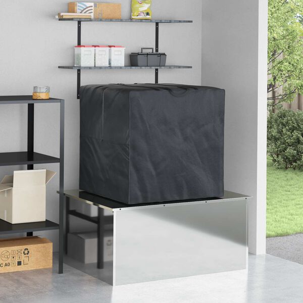 vidaXL Utomhus F&ouml;rvaringsv&auml;ska Svart 80 x 80 x 60 cm 420D Oxford Tyg