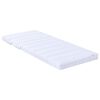 vidaXL Utbyggbar skummadrass 80 x 200 cm Vit
