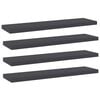 vidaXL Hyllplan 4 st gr&aring; 40x10x1,5 cm konstruerat tr&auml;
