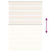 vidaXL Rullgardin zebra 95x150 cm tyg bredd 90,9 cm polyester
