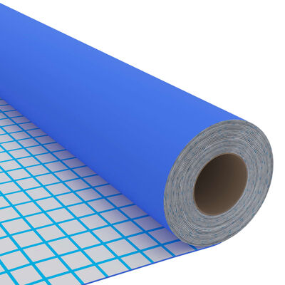 vidaXL Dekorplast blå högglans 500x90 cm PVC