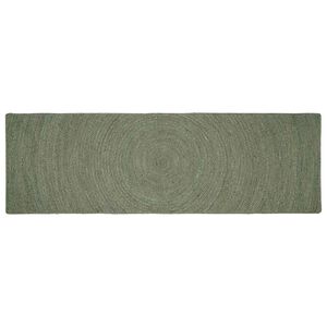 vidaXL Omr&aring;desmattor Olivgr&ouml;n 80 x 200 cm Jute