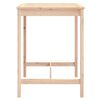 vidaXL Trädgårdsbord 82,5x82,5x110 cm massiv furu