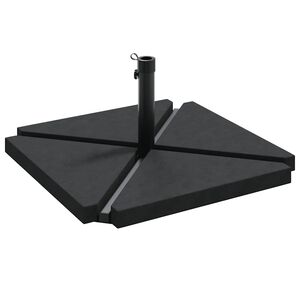 vidaXL Parasollbasset 5 delar granit och st&aring;l