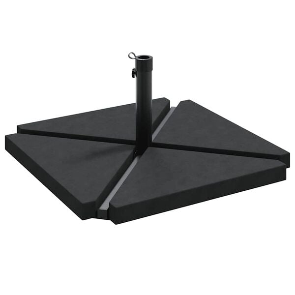 vidaXL Parasollbasset 5 delar granit och st&aring;l