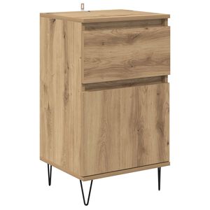 vidaXL Sideboard med l&aring;da artisan ek 35 x 40 x 70 cm Konstruerat tr&auml;