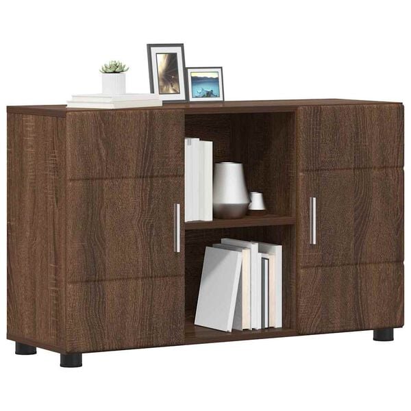 vidaXL Sideboard Brun Ek 88,5 x 30,5 x 55,5 cm Konstruerat tr&auml;