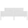 vidaXL S&auml;ngram massiv furu vit 140x200 cm