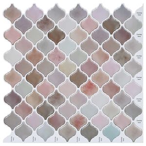 vidaXL Lanturn Platta 10 st Beige 27 x 27 cm Polyuretan och PET
