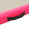 vidaXL Uppblåsbar gymnastikmatta med pump 600x100x10 cm PVC rosa