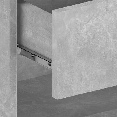 vidaXL Väggmonterade sängbord 2 st betonggrå