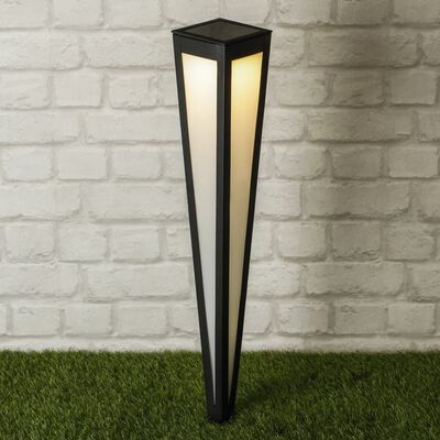 HI Soldriven LED-trädgårdslampa med markspett 75 cm svart