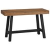 vidaXL B&auml;nk 80 cm massiv teak
