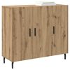 vidaXL Sideboard Artisan Ek 90 x 34 x 80 cm Konstruerat tr&auml;